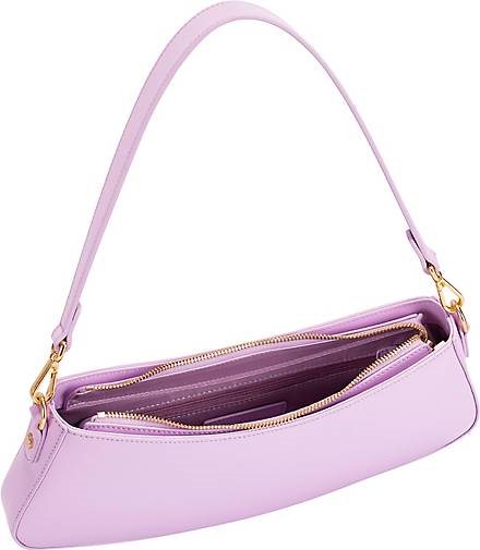ekonika Tasche mit Schulterriemen kleine Damentasche hergestellt aus dem Leder
