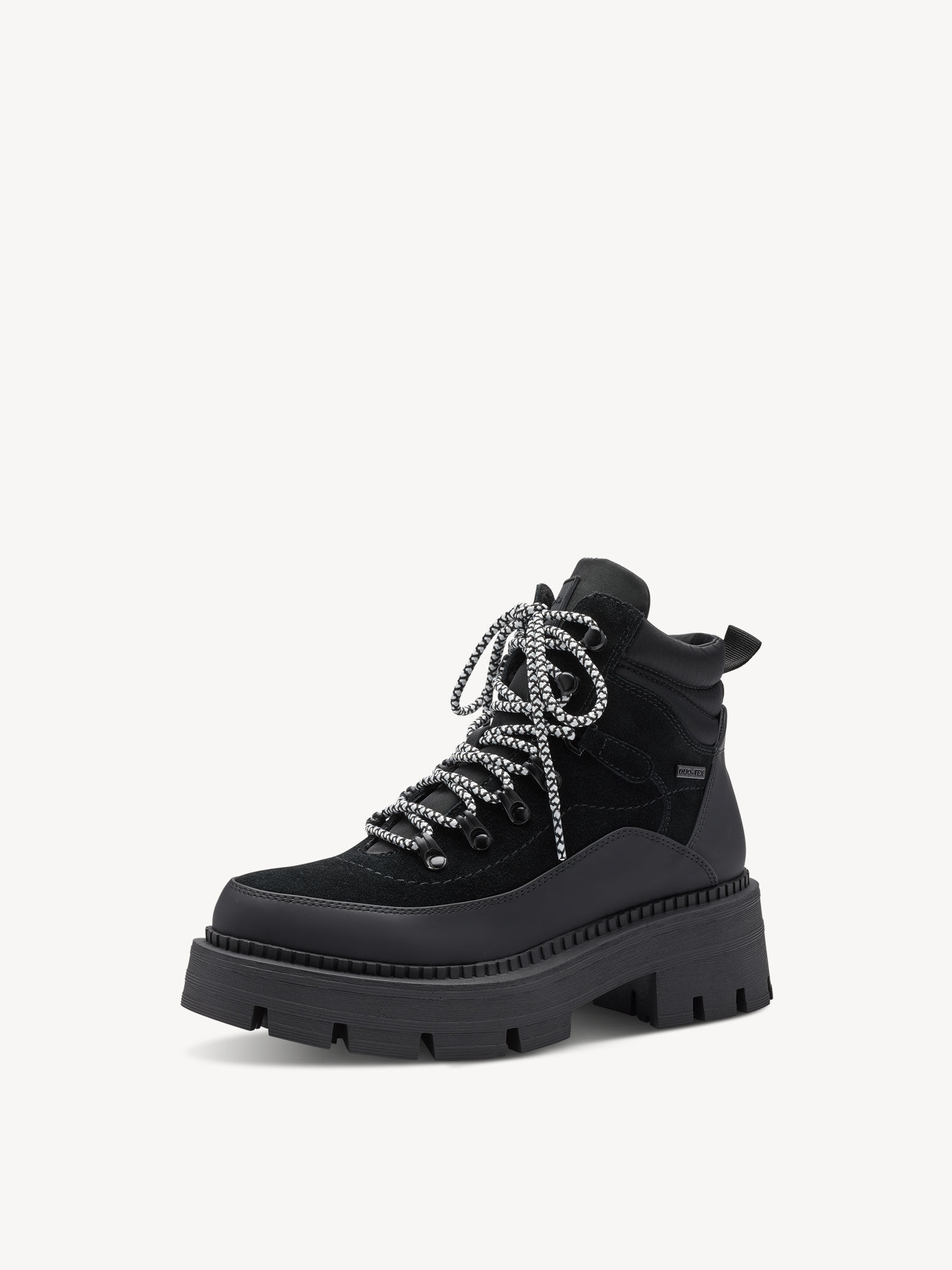 Bottine en cuir - noir doublure chaude