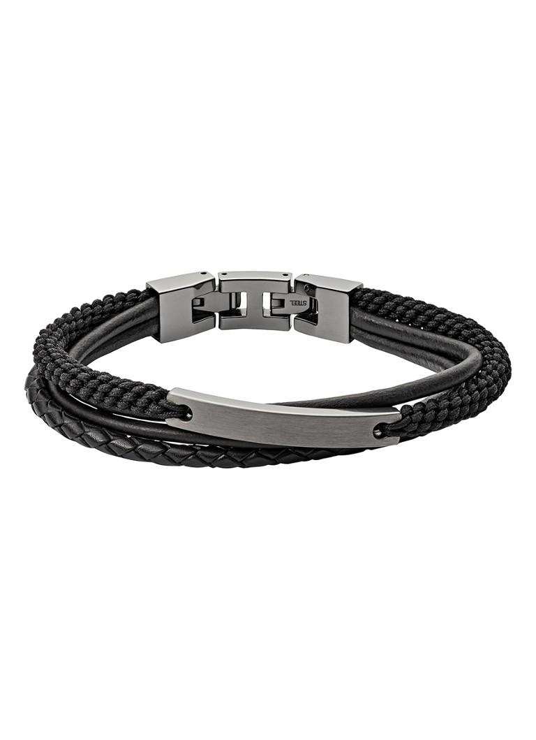 Fossil  Armband van leer JF03185793