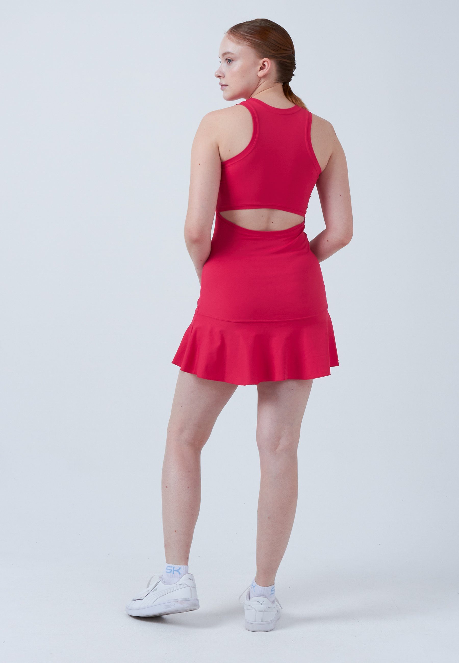 SPORTKIND Tenniskleid Performance Sportdress Damen & Mädchen pink