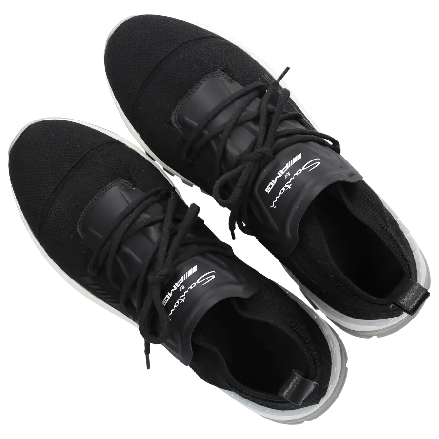 Santoni - Sneaker high 21937 Textil - schwarz