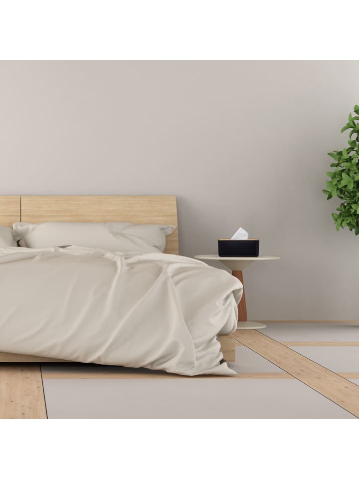 relaxdays Kosmetiktücher Box in Schwarz/ Natur - (B)23 x (H)10 x (T)13 cm günstig kaufen onesize