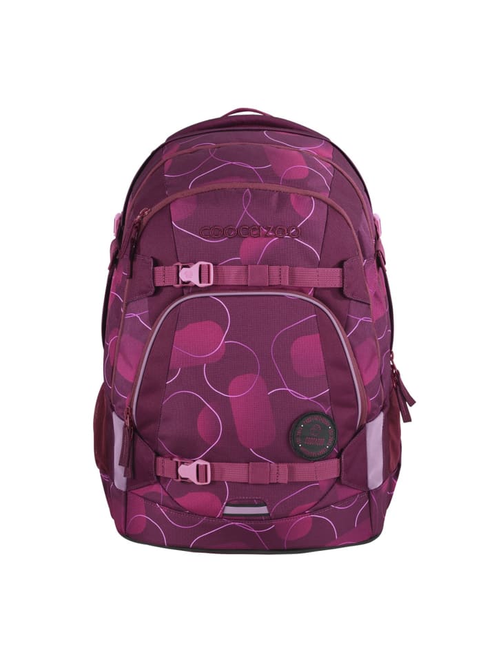 Coocazoo Schulrucksack-Set „Berry Bubbles“, 4-teilig in Beere günstig kaufen onesize