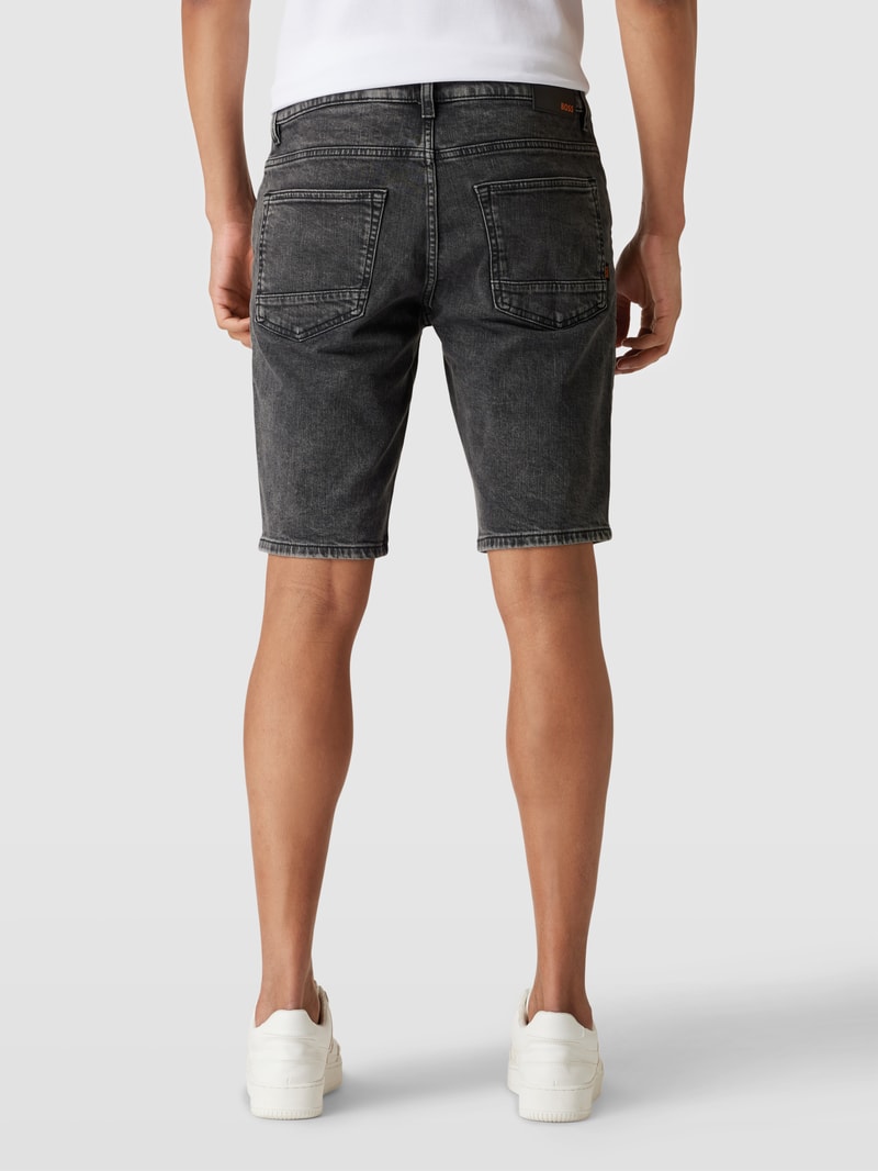 Jeansshorts im 5-Pocket-Design Modell 'Delaware' in dunkelgrau