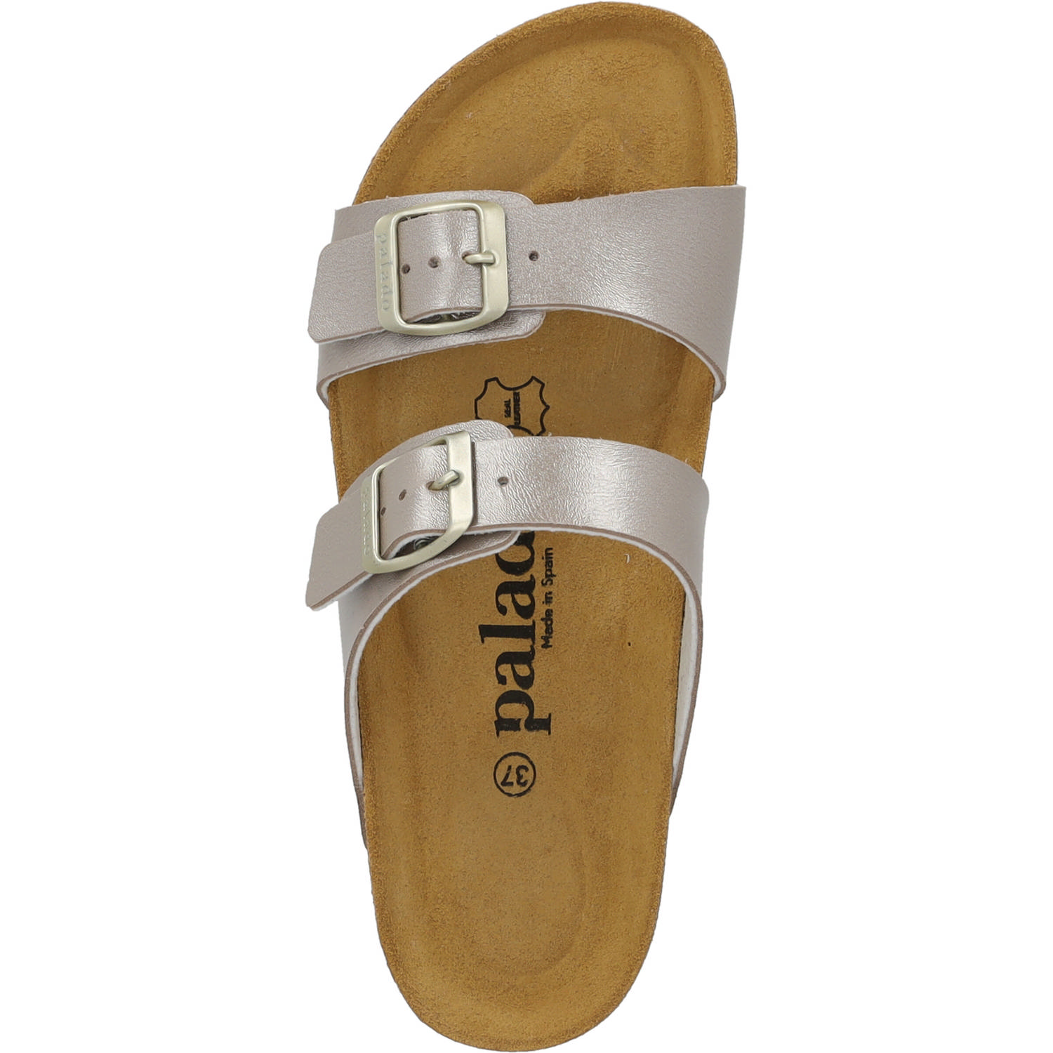 Palado Samos PF, Pantoletten, Damen, Beige Metallic