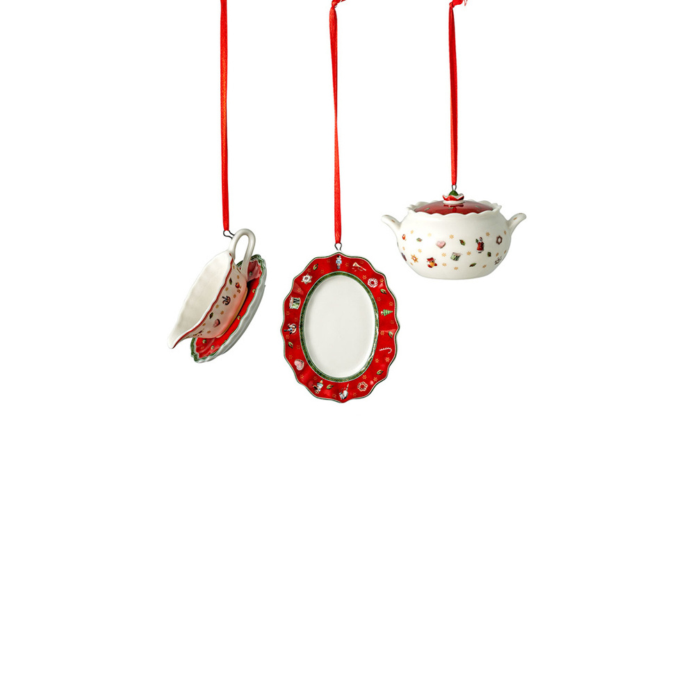 Villeroy & Boch Ornements pièces pr service, ens. 3p. Toy's Delight Decoration Décoration