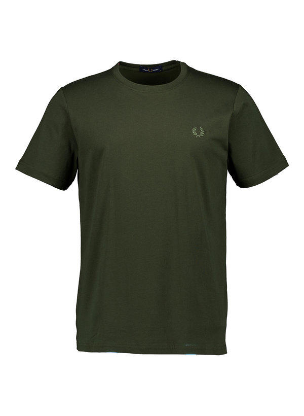 Fred Perry, T-Shirt, Baumwolle, jägergrün