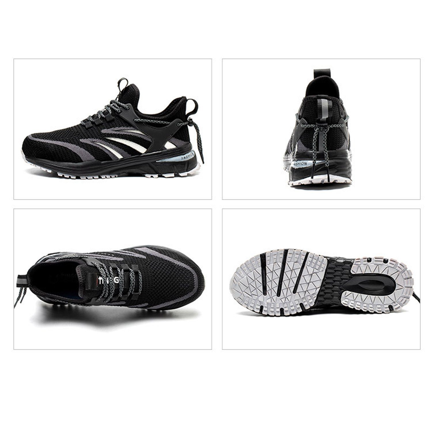 TOPMELON Sicherheitsschuh S3 Stahlkappenschuhe Stahlkappe Arbeitsschuh