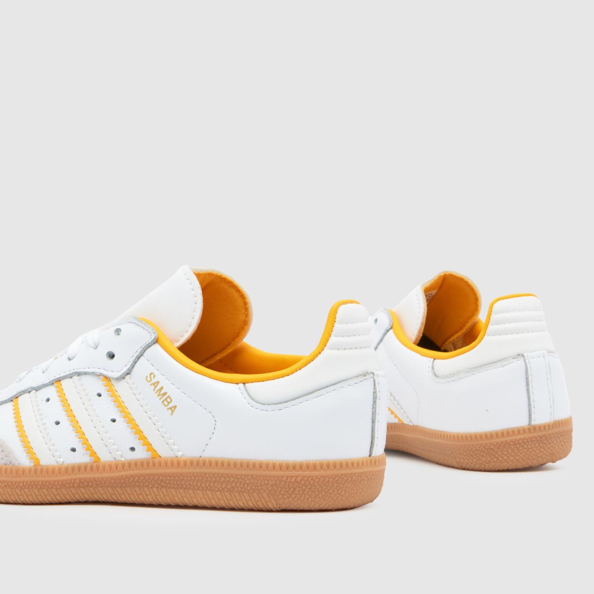 adidas vita & gula samba och juniorsneakers