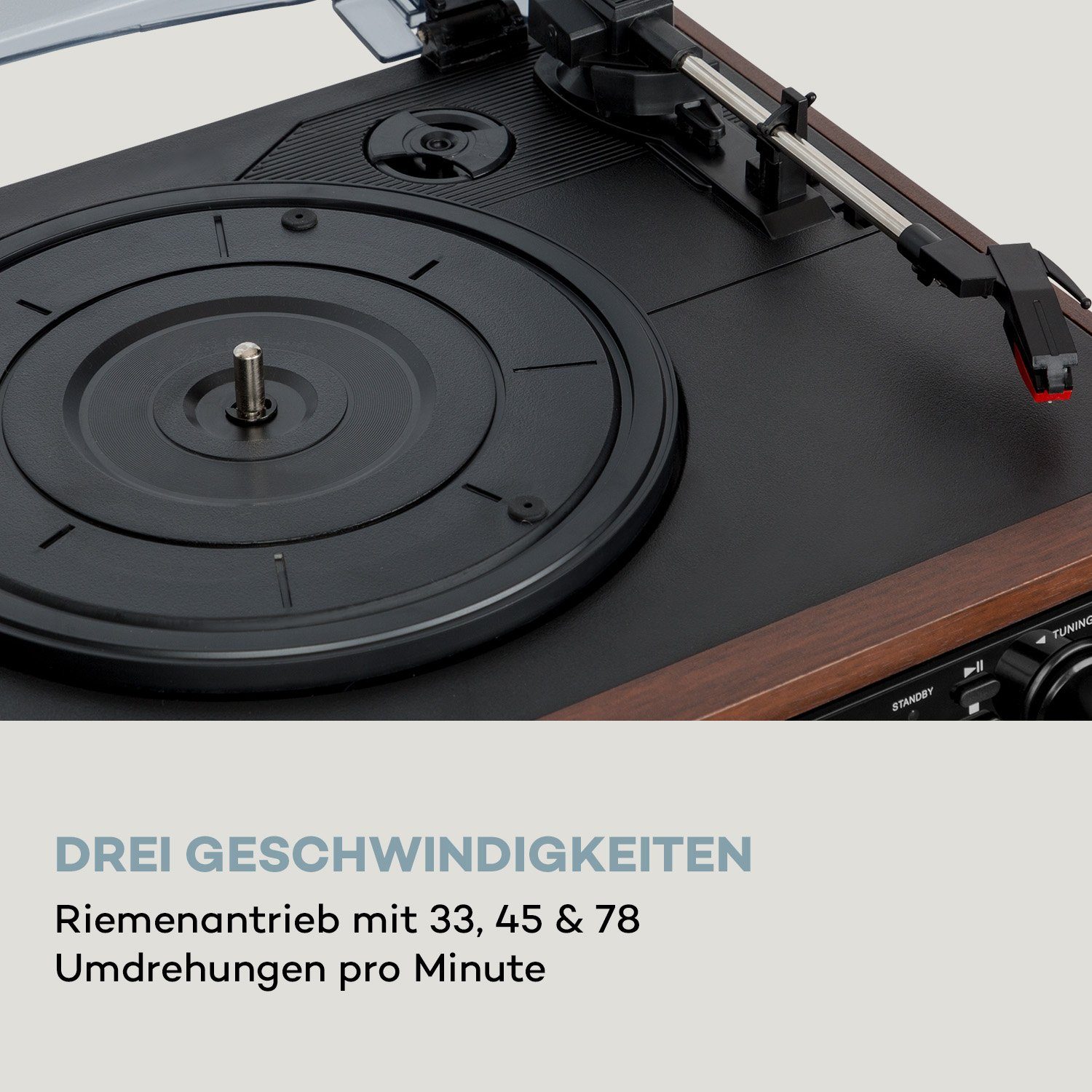 Auna Connect System Stereoanlage (FM und DAB+ Radiotuner)