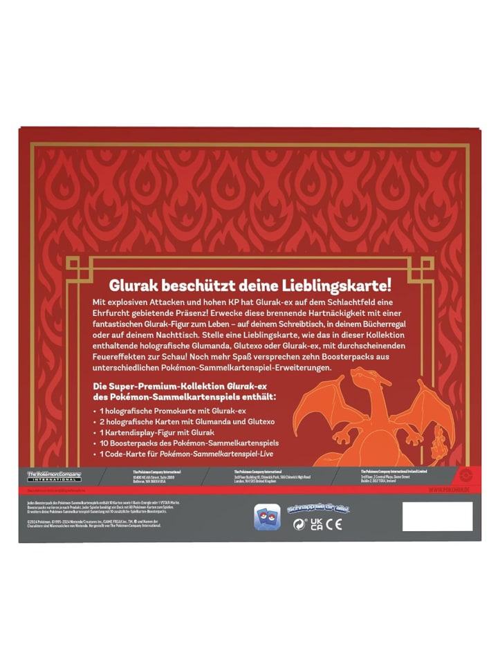 Pokémon Glurak-EX | Super-Premium-Kollektion | Pokemon Figur & Karten deutsch günstig kaufen onesize