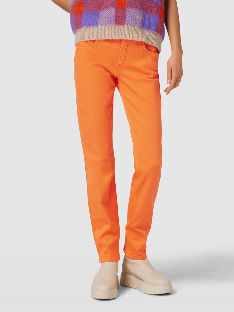 Jeans mit 5-Pocket-Design Modell 'PINA' in orange