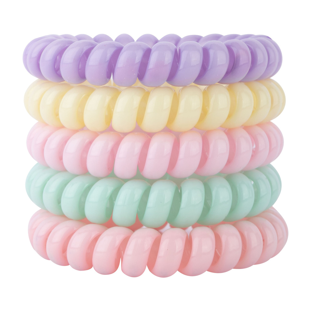 Brushworks Packs de 5 élastiques à cheveux Pastel Elastique cheveux