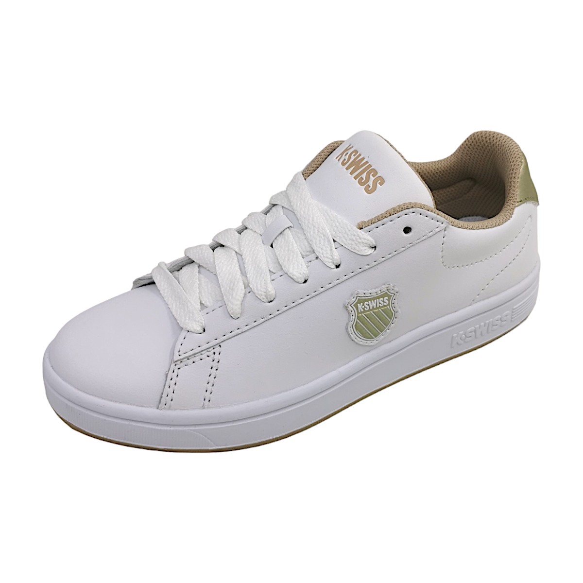 K-Swiss Court Shield 96599-997-M Weiß White/ Champagner