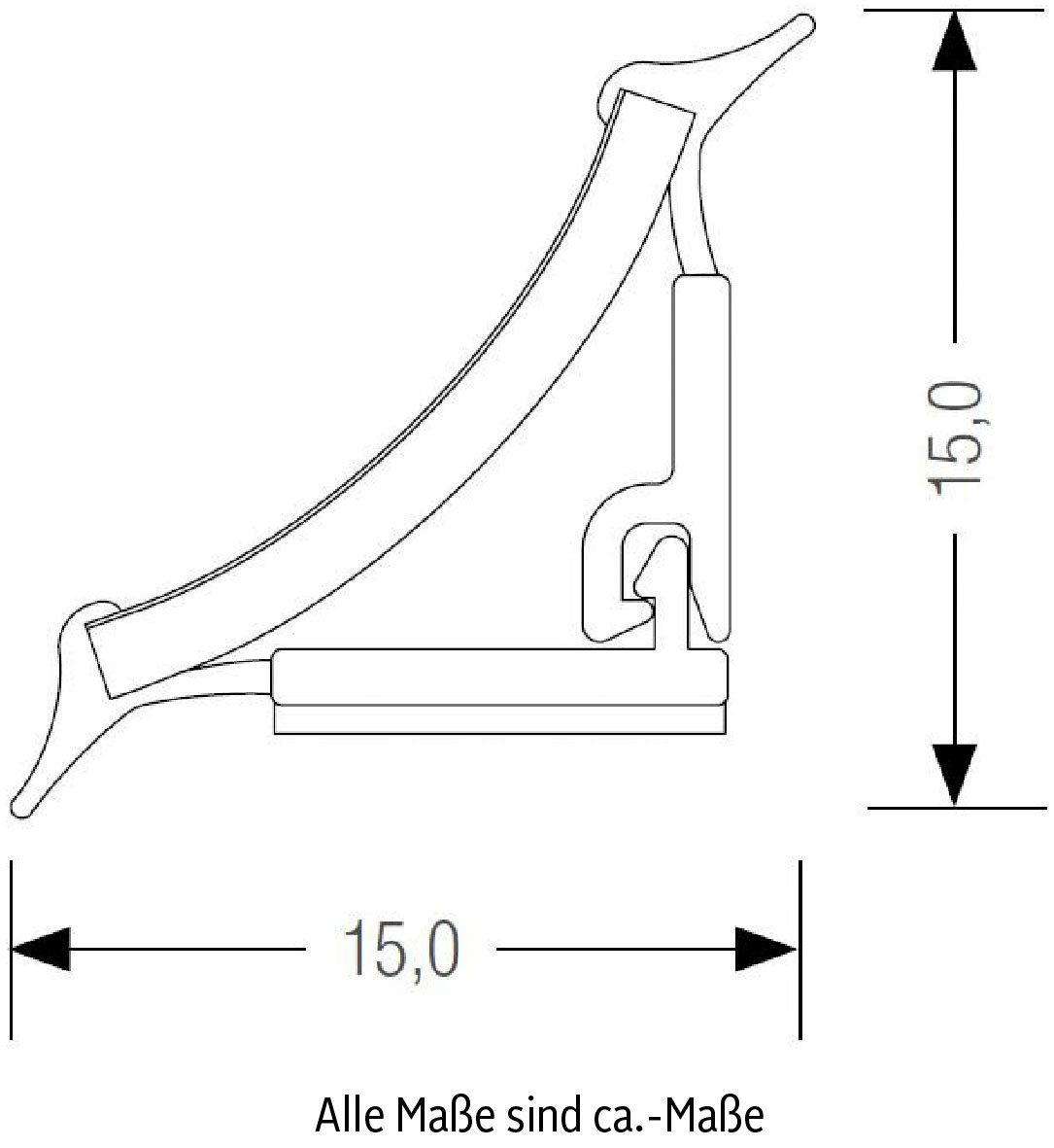 HELD MÖBEL Möbelblende Wandabschlussleiste WAP, Länge 300 cm, individuell kürzbar, passend für alle Held-Küchen-Serien