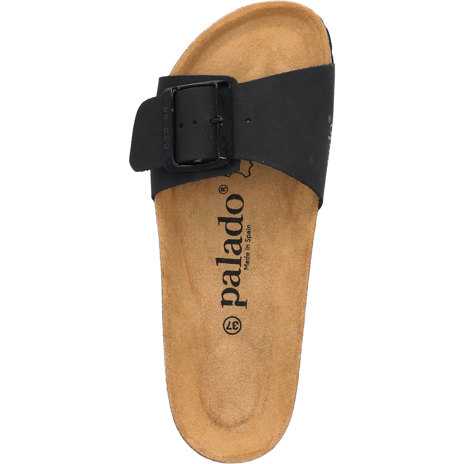 Palado Malta EGS Matt Premium Leather, Pantoletten, Damen, Schwarz