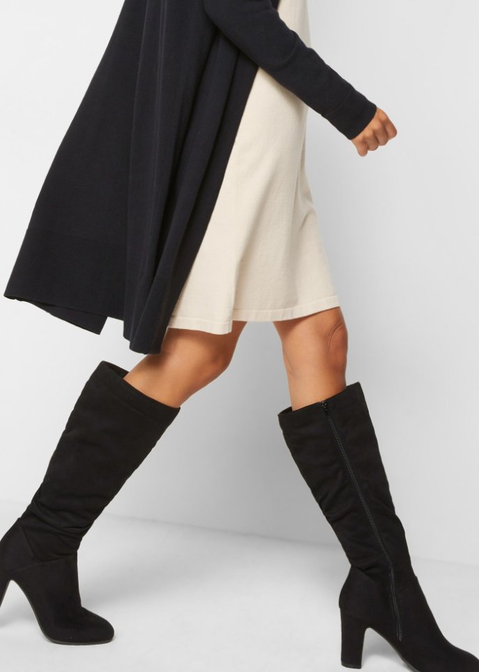 Longstrickjacke
