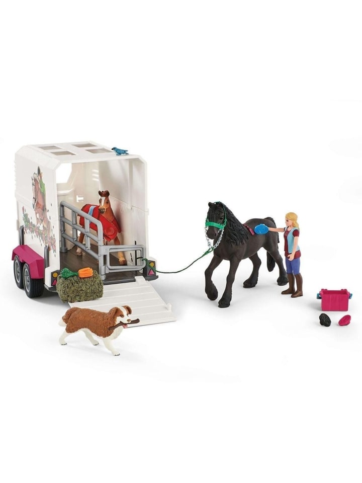 Schleich [Exklusiv Set] Horse Club Ausflug zur Pferdekoppel in Rosa ab 5 Jahre günstig kaufen onesize