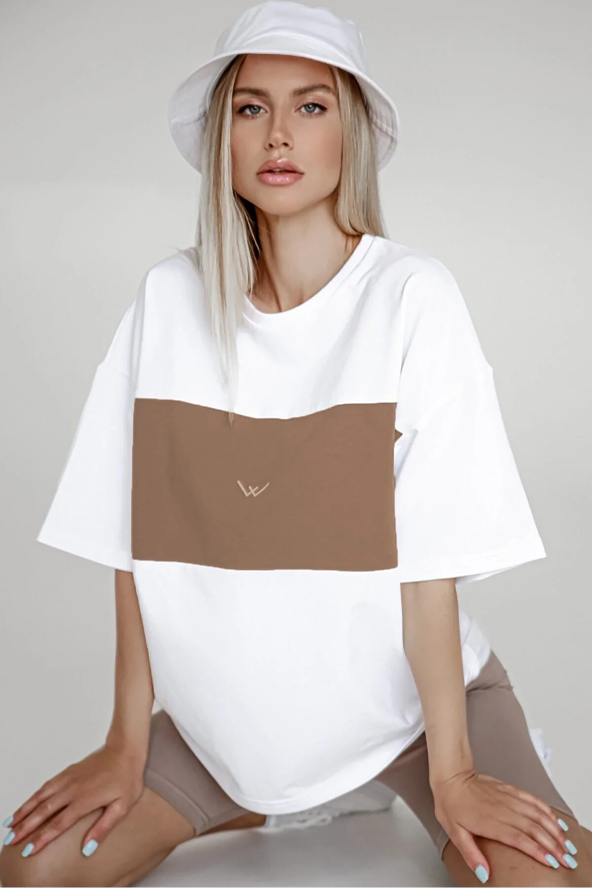 Madmext  Mad Girls Weißes besticktes T-Shirt Mg1421