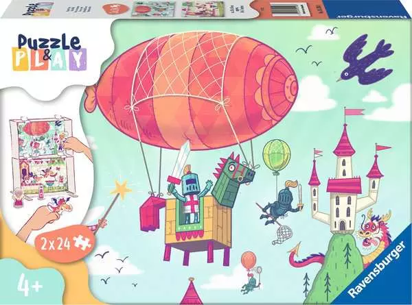 Kinderpuzzle ab 4 Jahren - Royale Party - 24 Teile