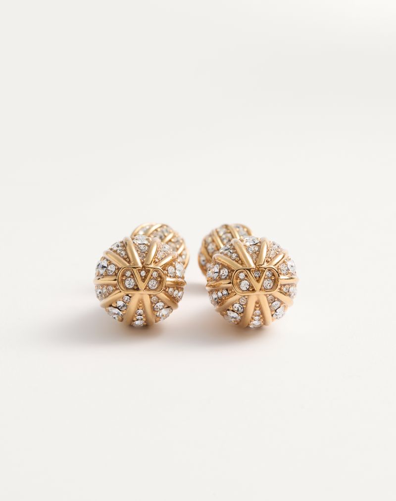 Poetiques Des Gouttes oorbellen van metaal en Swarovski® kristallen