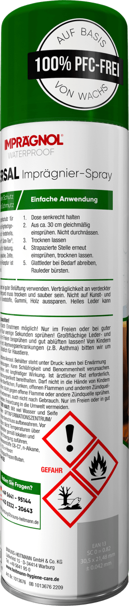 Imprägnier-Spray Universal, 100% PFC-frei, 400 ml