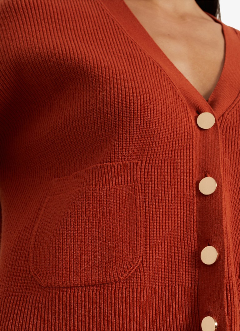 Cardigan subțire Anna de la Phase Eight, cu buzunare aplicate.