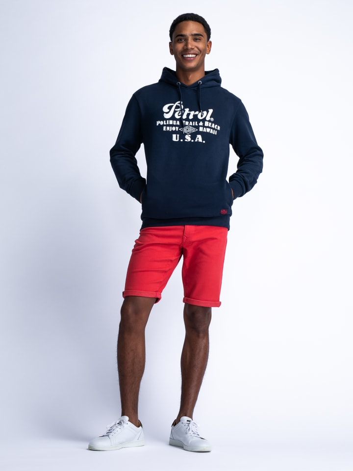 Petrol Industries Hoodie mit Aufdruck Rio in Blau günstig kaufen