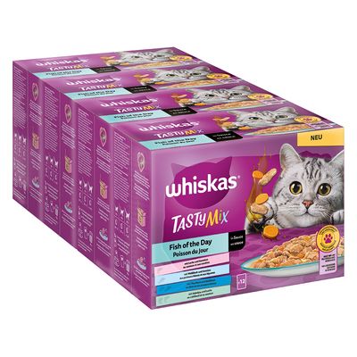 Jumbopack Whiskas Tasty Mix Portionsbeutel 96 x 85 g