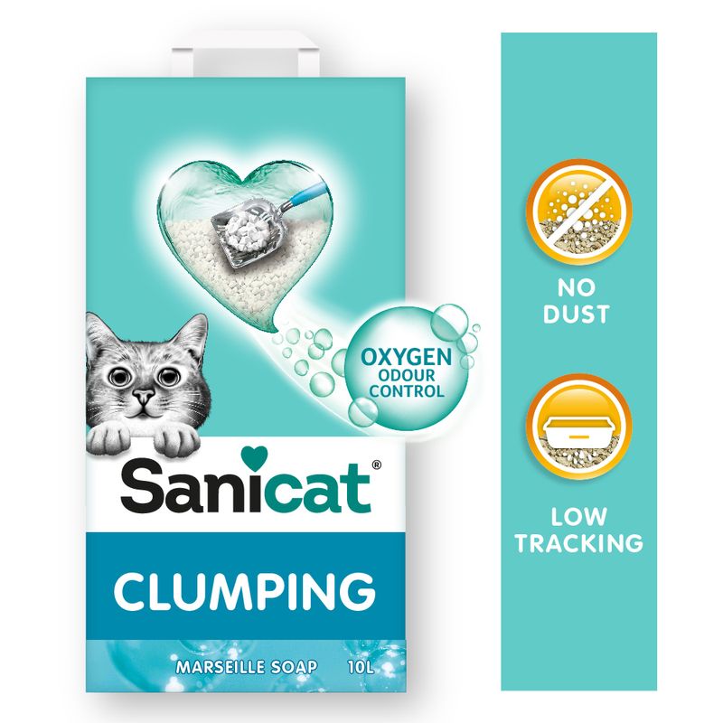 Sanicat Klumpende Katzenstreu mit Marseiller Seife zu TOP-Preisen
