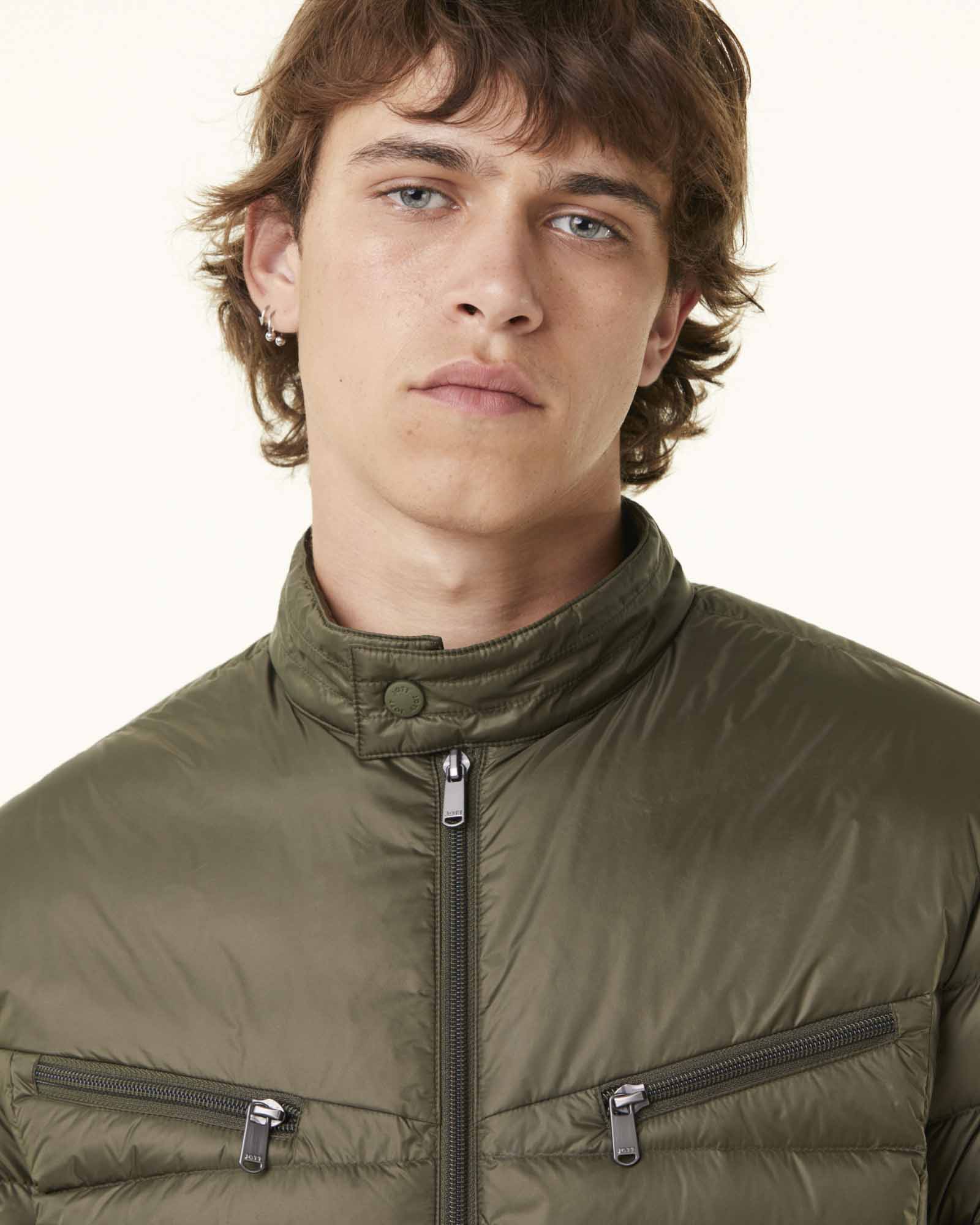 Doudoune coupe motard Army David