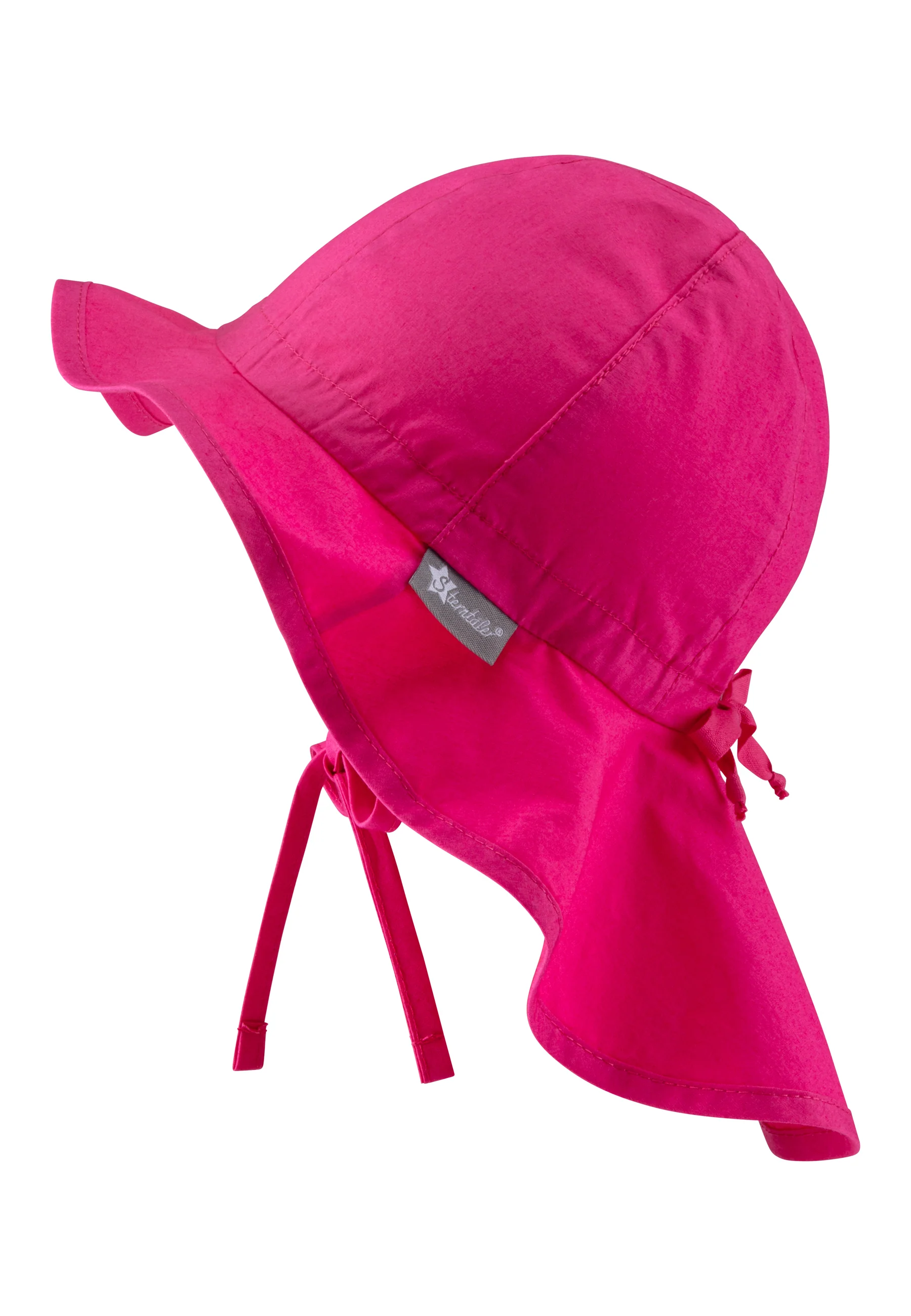 Flapper aus UV-Popeline (Bio) unifarben, UV 50+