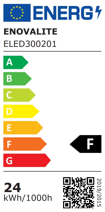 ENOVALITE LED CCT Panel, Ein-/Aufbau, dimmbar, 24W, ø330mm, Lochdurchm. variabel