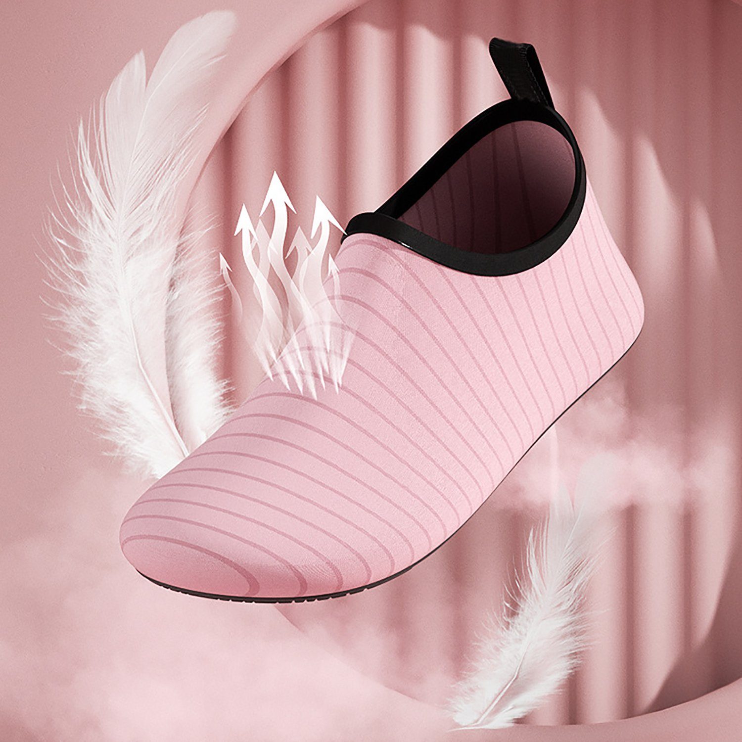 Daisred Barfußschuhe Schnell Trocknend Badeschuhe Strandschuhe Wasserschuh