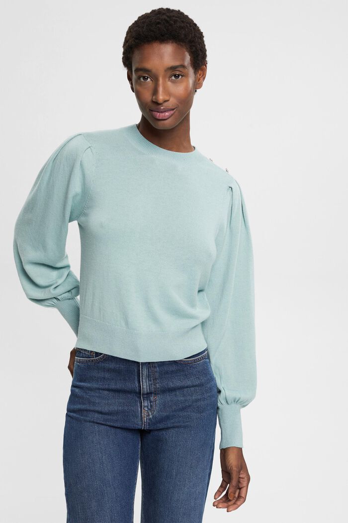 Pullover mit Schmuckknöpfen