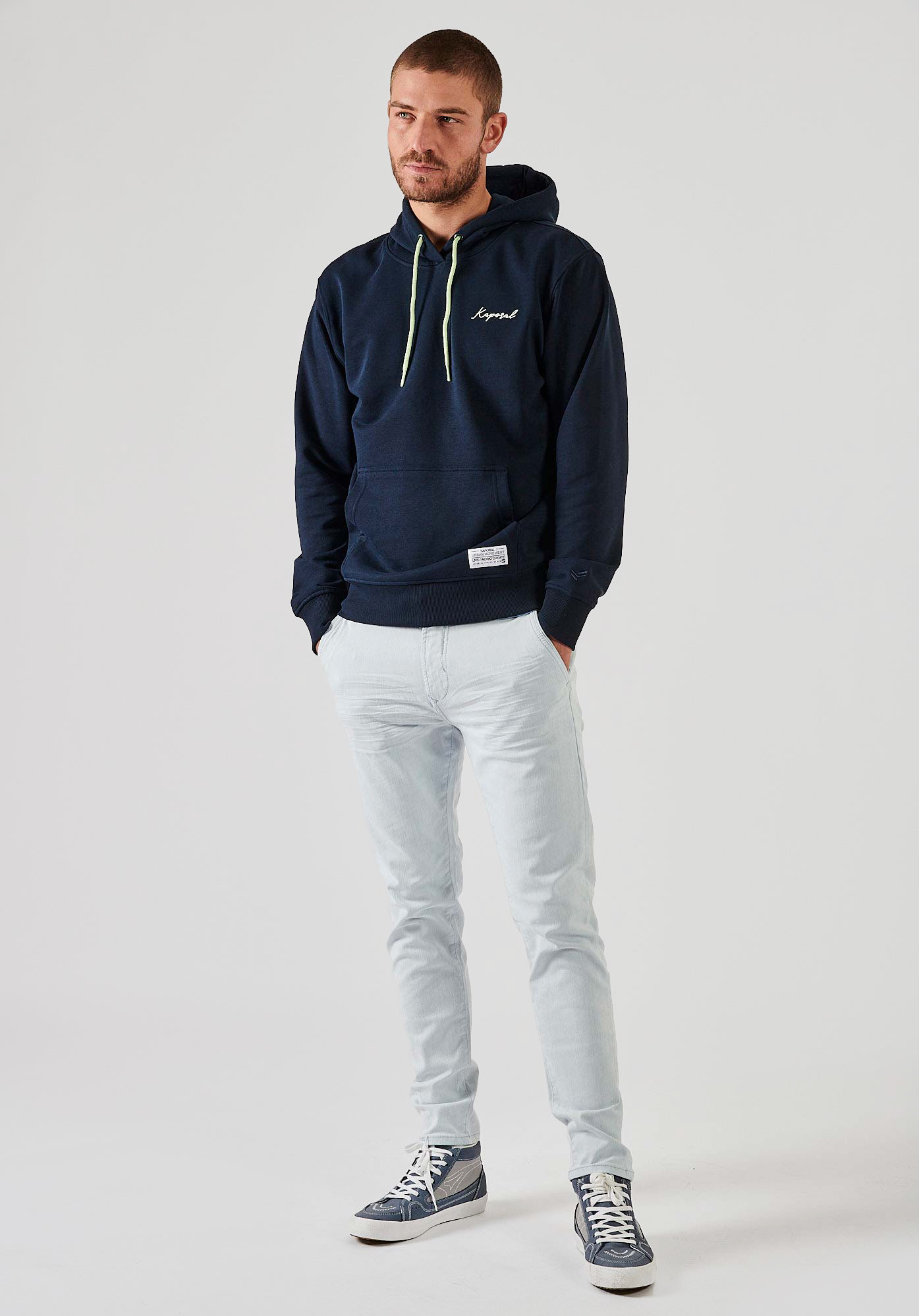 NOMAN  Sweat bleu homme 100% coton