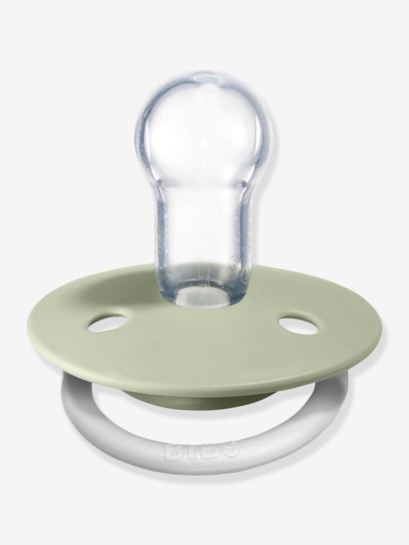 Bibs 2er-Pack Beruhigungssauger DE LUX BIBS, Silikon - grau+blau
