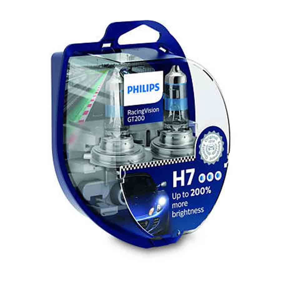 Glühlampe H7 Racing Vision GT200 von Philips, 2 Stück - ATU