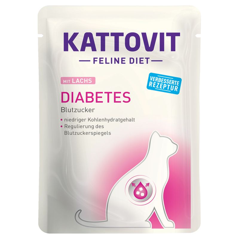 Kattovit Diabetes/Gewicht Pouch 24 x 85 g zu TOP-Preisen | bitiba