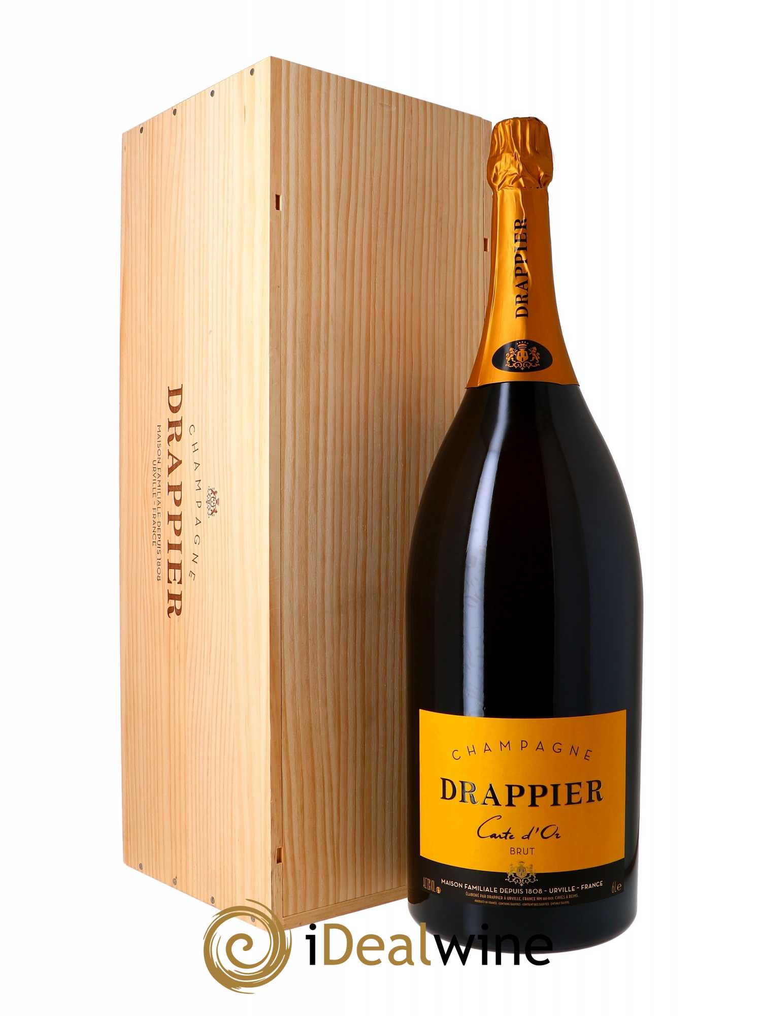 Carte d'Or Brut Drappier   - Lot de 1 Mathusalem