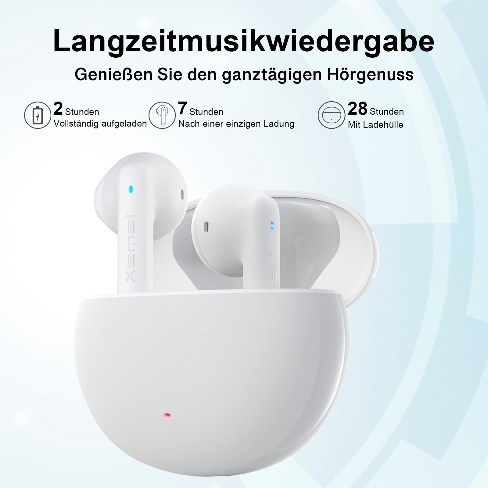 Edifier® X2 wireless In-Ear-Kopfhörer (Sprachassistent, zwei eingebauten Mikrofonen)