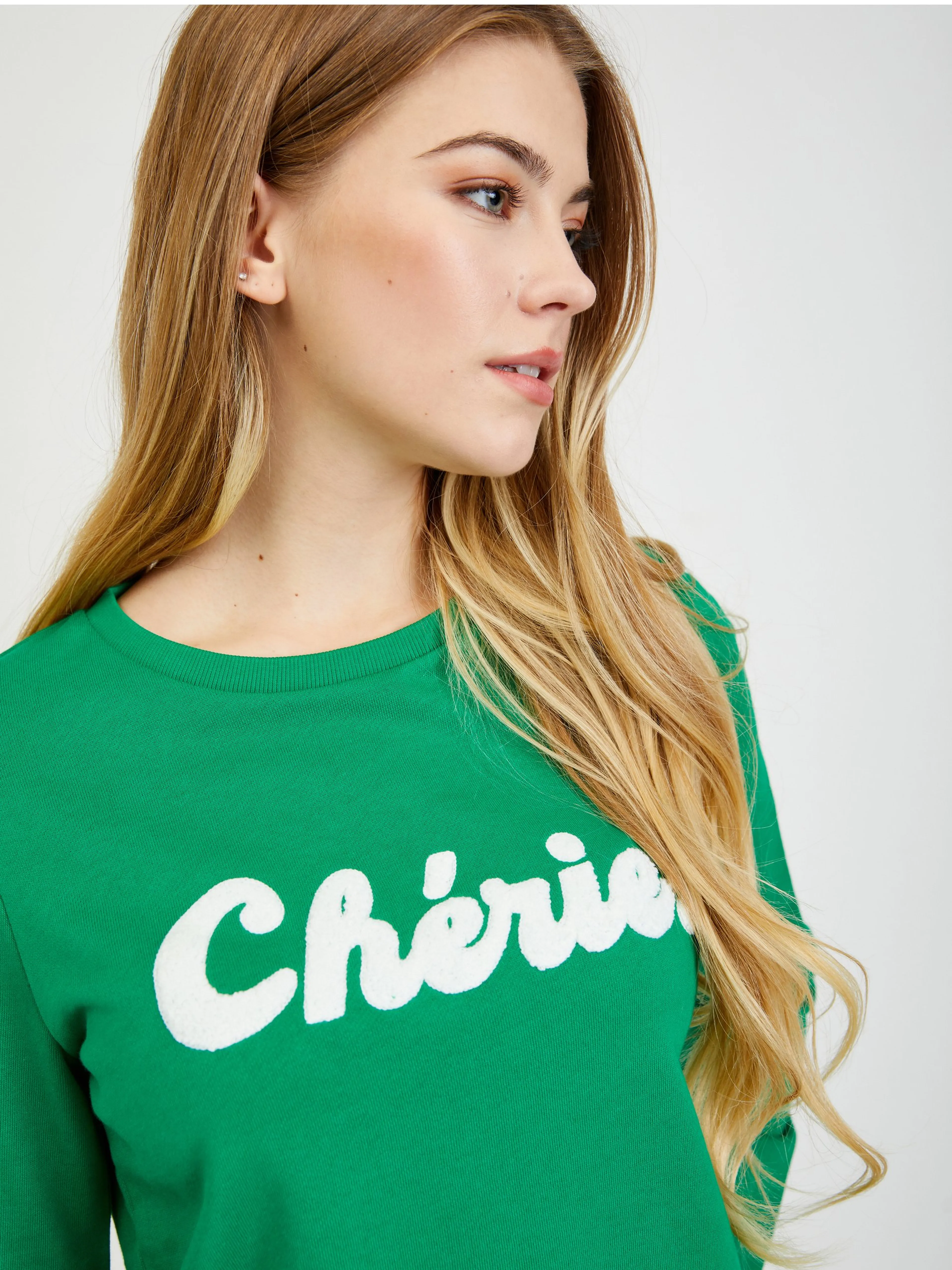 Grünes Damen-T-Shirt ORSAY