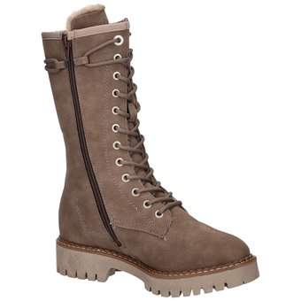 s.Oliver Schnürstiefelette in beige