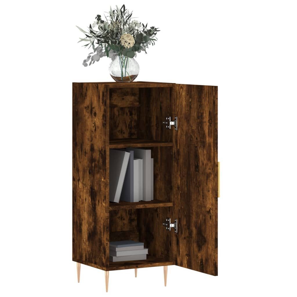 vidaXL Sideboard Sideboard Räuchereiche 34,5x34x90 cm Holzwerkstoff (1 St)