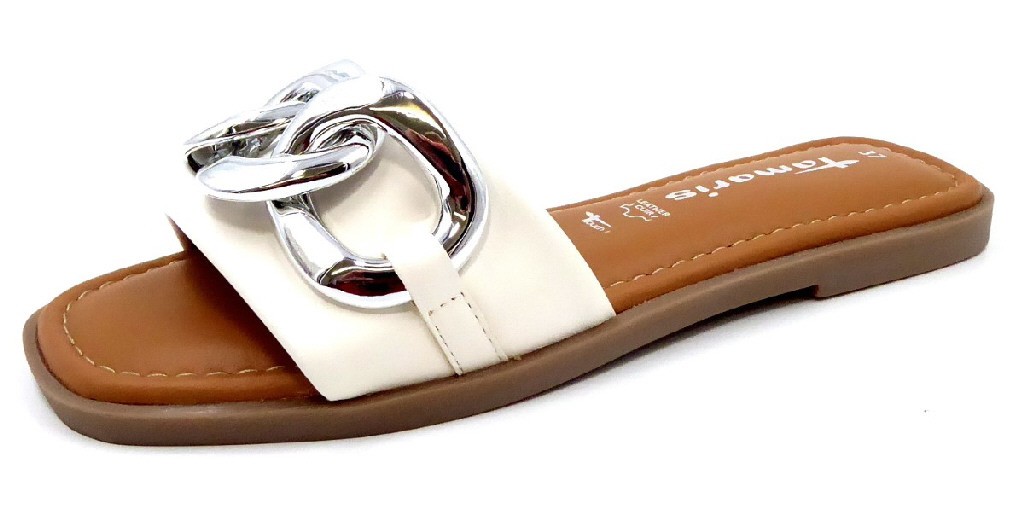 TAMARIS Klassische Sandalen weiss