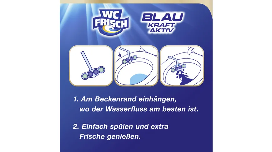 WC FRISCH Kraft Aktiv Blauspüler Ozeanfrische