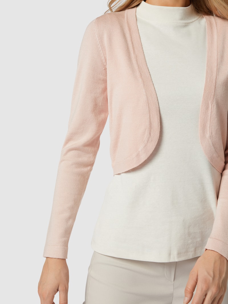 Bolero mit Schalkragen Modell 'ASTRID' in rosa