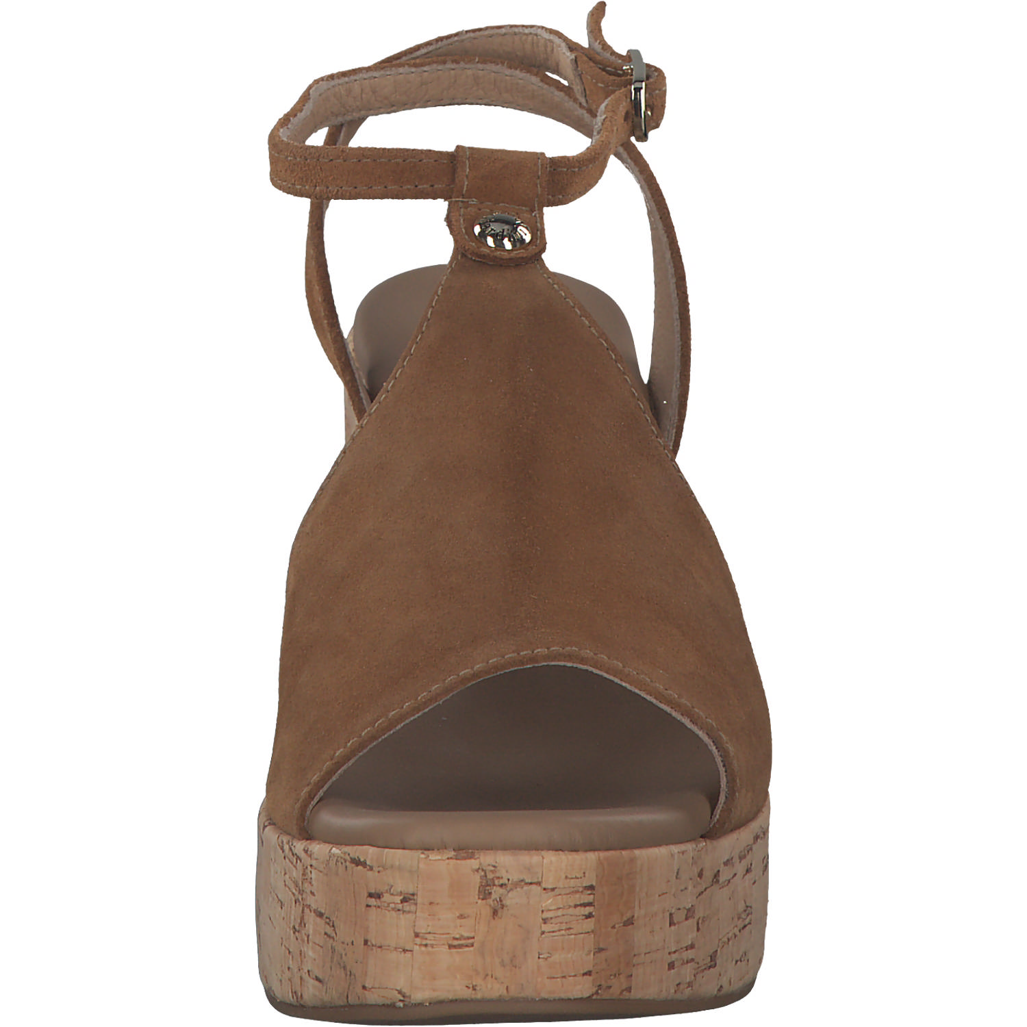 NeroGiardini E307671D, Plateau-Sandaletten, Damen, tabacco