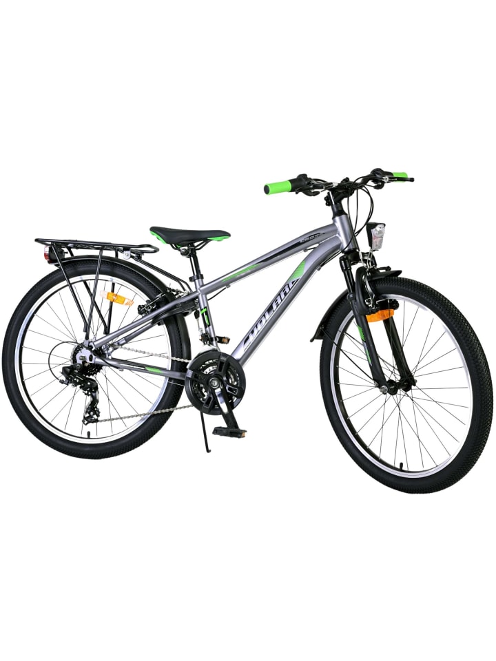 Volare Kinderfahrrad Cross für Jungen 24 Zoll Kinderrad in Grau, 18 Gänge 8 Jahre günstig kaufen onesize