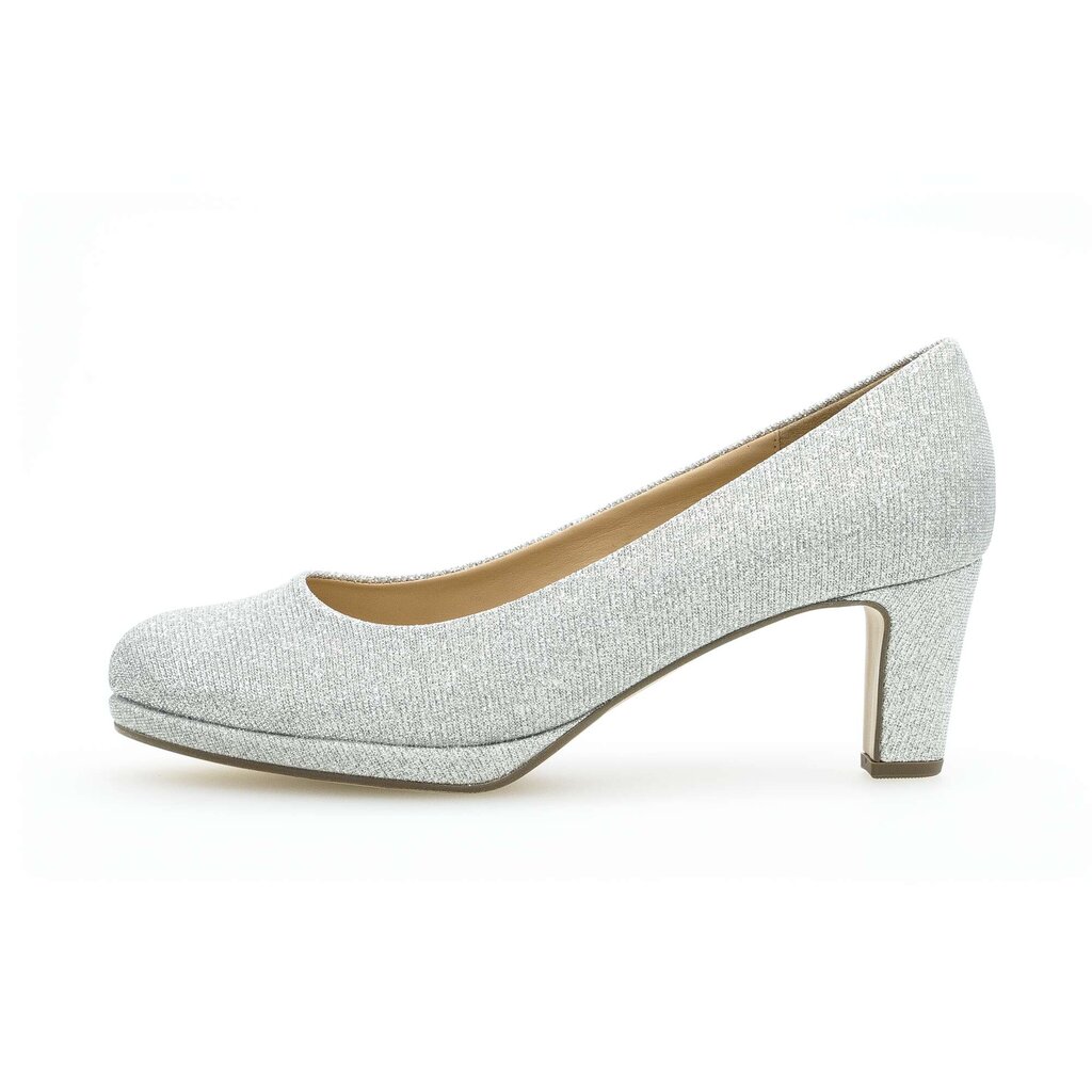 Gabor fashion Plateau Pumps silber